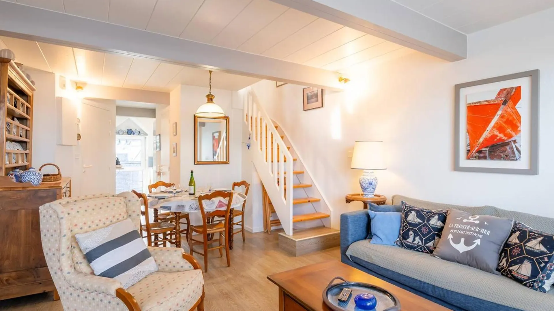 La Trinite-Sur-Mer, 3 Pieces Duplex, 4 Pers, Balcon, Parking, Proche Plages - Fr-1-477-157 Διαμέρισμα